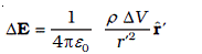 The volume charge density (sometimes simply called charge density)