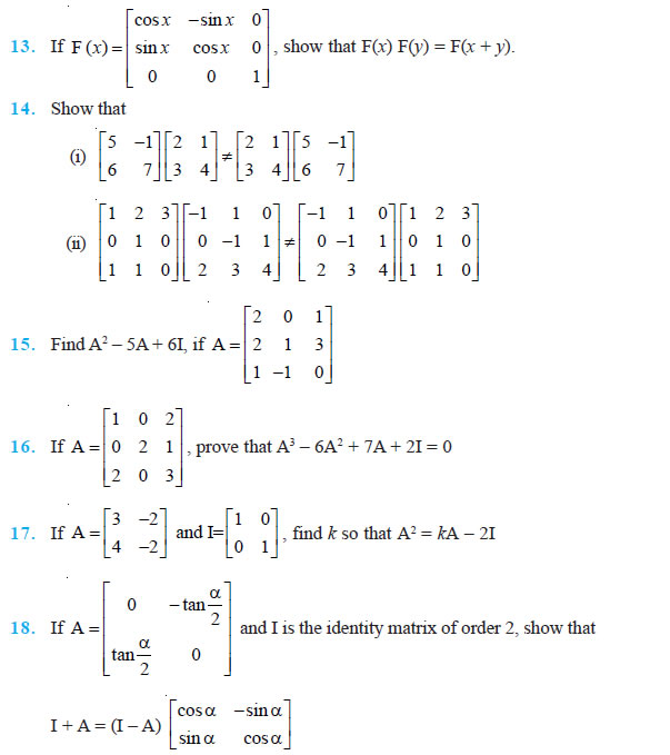 Using matrix multiplication