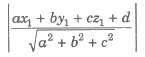 Distance of a Point from a Plane