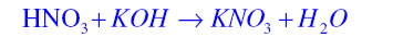 Neutralisation reaction