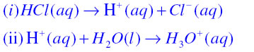 Why do HCl, HNO3, etc., show acidic characters in aqueous solutions